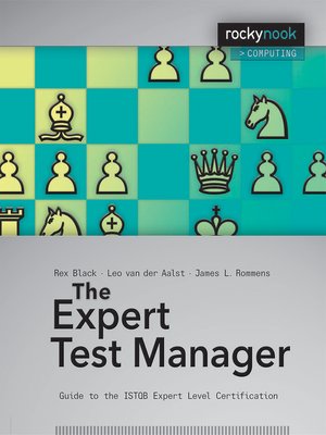 cover image of The Expert Test Manager